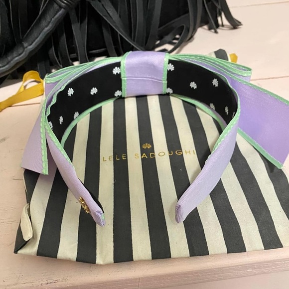 Lele Sadoughi New Light Purple/Mint Shirley - Picture 4 of 6